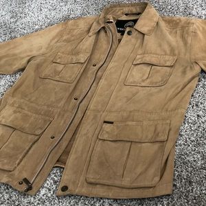 Weatherproof suede Coat